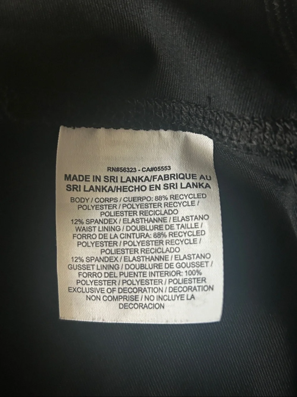 Nike Black Girls' Leggings with White Swoosh